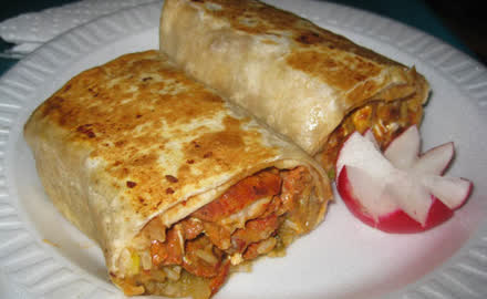 Egg & Feta Breakfast Wrap